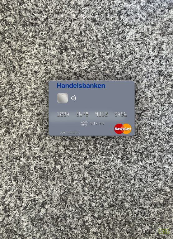 Norvège Handelsbanken mastercard photolook recto
